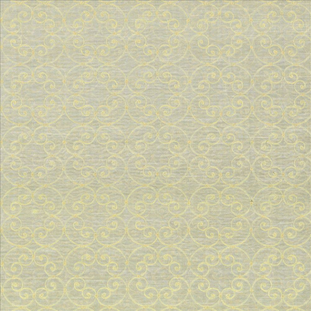 Tracery Wheat by Kasmir Designer Fabric 5066 100% Polyester Embroidery 100% Polyester CHINA Not Tested Horizontal: 5 6/8 inches and Vertical: 5 6/8 inches 56 - 58 - Swanky Fabrics -