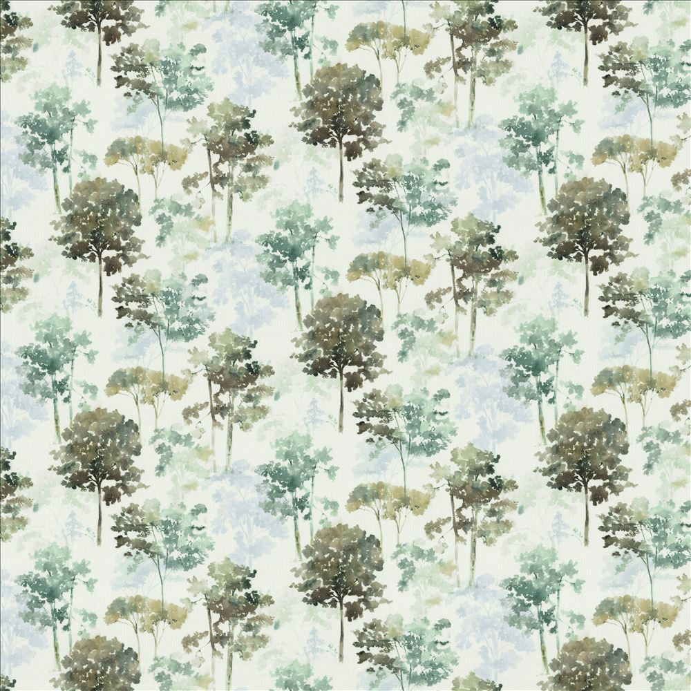 Tranquil Trees Sky by Kasmir Designer Fabric 1453 100% Cotton
 INDIA 9,000 Wyzenbeek Double Rubs </p><p>Repeat: Horizontal: 27 inches and Vertical: 13 4/8 inches 54 - Swanky Fabrics -
