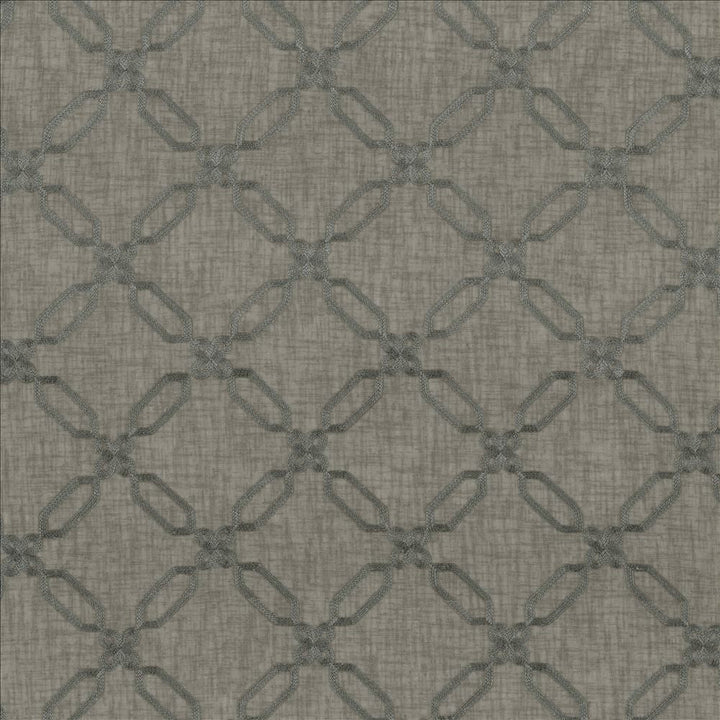 Transport Silver by Kasmir Designer Fabric 5108 100% Polyester CHINA Not Tested Horizontal: 6 inches and Vertical: 6 inches 57 - 58 - Swanky Fabrics -
