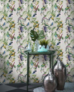 Mind the Gap Wallpaper Mind The Gap   TROPICAL BIRDS   (WP20172)