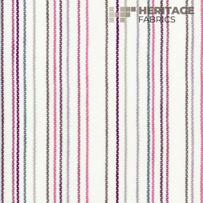 Tucker Mulberry by Heritage Designer Fabric - 100% Cotton India 21,000 Horizontal: 9" and Vertical: N/A 54" - Swanky Fabrics -