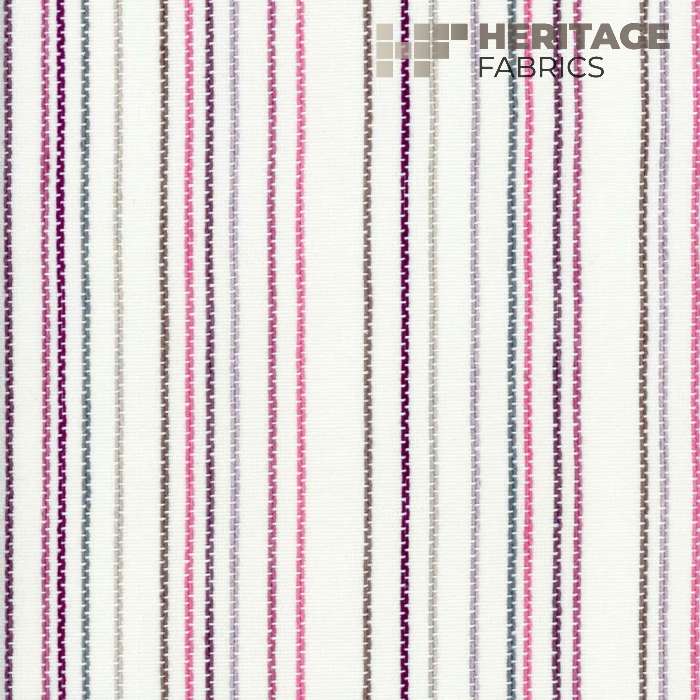 Tucker Mulberry by Heritage Fabric - 100% Cotton India 21,000 Horizontal: 9" and Vertical: N/A 54" - Fabric Carolina -