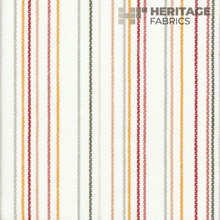 Tucker Persimmon by Heritage Fabric - 100% Cotton India 21,000 Horizontal: 9" and Vertical: N/A 54" - Fabric Carolina -