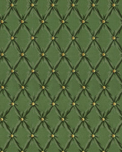 Mind the Gap Wallpaper Mind The Gap   TUFTED PANEL Forest Green   (WP30171)