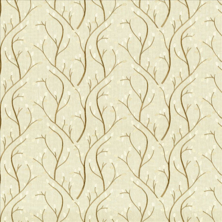 Tuscan Vine Champagne by Kasmir Designer Fabric See sample 54% Linen
32% Cotton
14% Polyester
Embroidery
100% Viscose
 INDIA Not Tested </p><p>Repeat: Horizontal: 13 2/8 inches and Vertical: 9 inches 55 - Swanky Fabrics -
