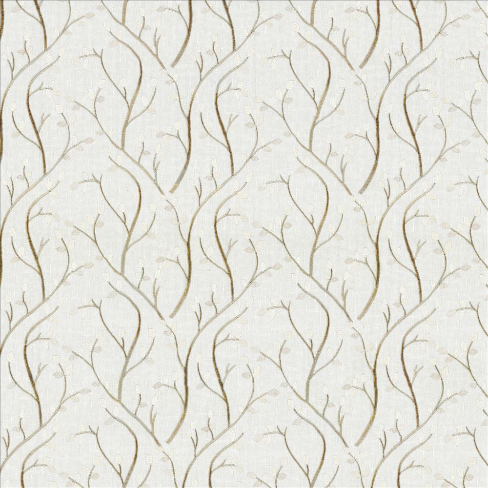 Tuscan Vine Cloud  by Kasmir Designer Fabric 1443 54% Linen
32% Cotton
14% Polyester
Embroidery
100% Viscose
 INDIA Not Tested Horizontal: 13 2/8 inches and Vertical: 9 inches 55  - Swanky Fabrics -