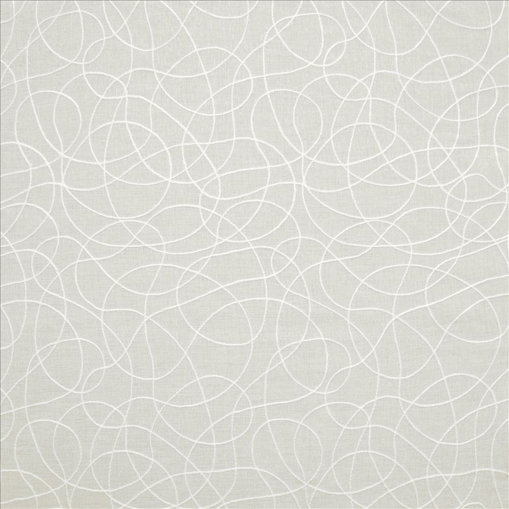 Tyro White by Kasmir Designer Fabric 5157 100% Polyester
 CHINA Not Tested </p><p>Repeat: Horizontal: 11 4/8 inches and Vertical: 9 inches 110 - Swanky Fabrics -