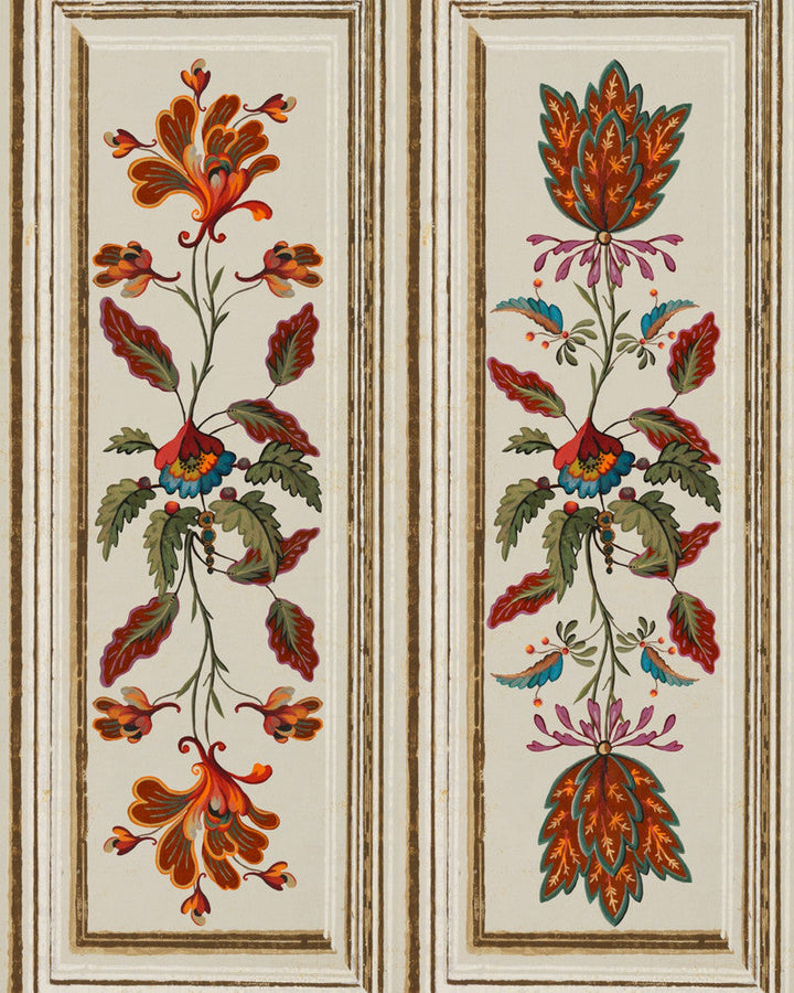 Mind The Gap Wallpaper TYROLEAN PANEL Taupe Wallpaper (WP20698) | WP20698 | TYROL APRES-SKI HOME COLLECTION | 3 rolls x 20.5 x 118.1 in | 0.52m / 20.5in | 3m / 118in | 4.65mp | 72cm / 28.4in | Blue, Green, Red, Taupe | Textured Matte | Paste the wall | 3-rolls in a box | Fabric Carolina | https://www.fabriccarolina.com/