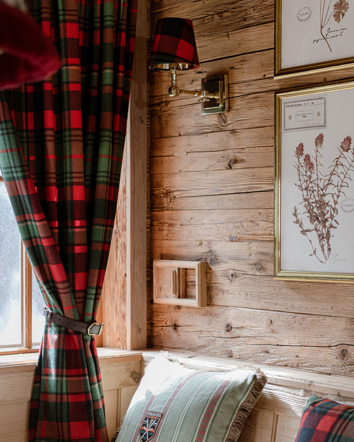 Tyrolean Plaid Woven fabric by Mind the Gap (FB00115), view 2