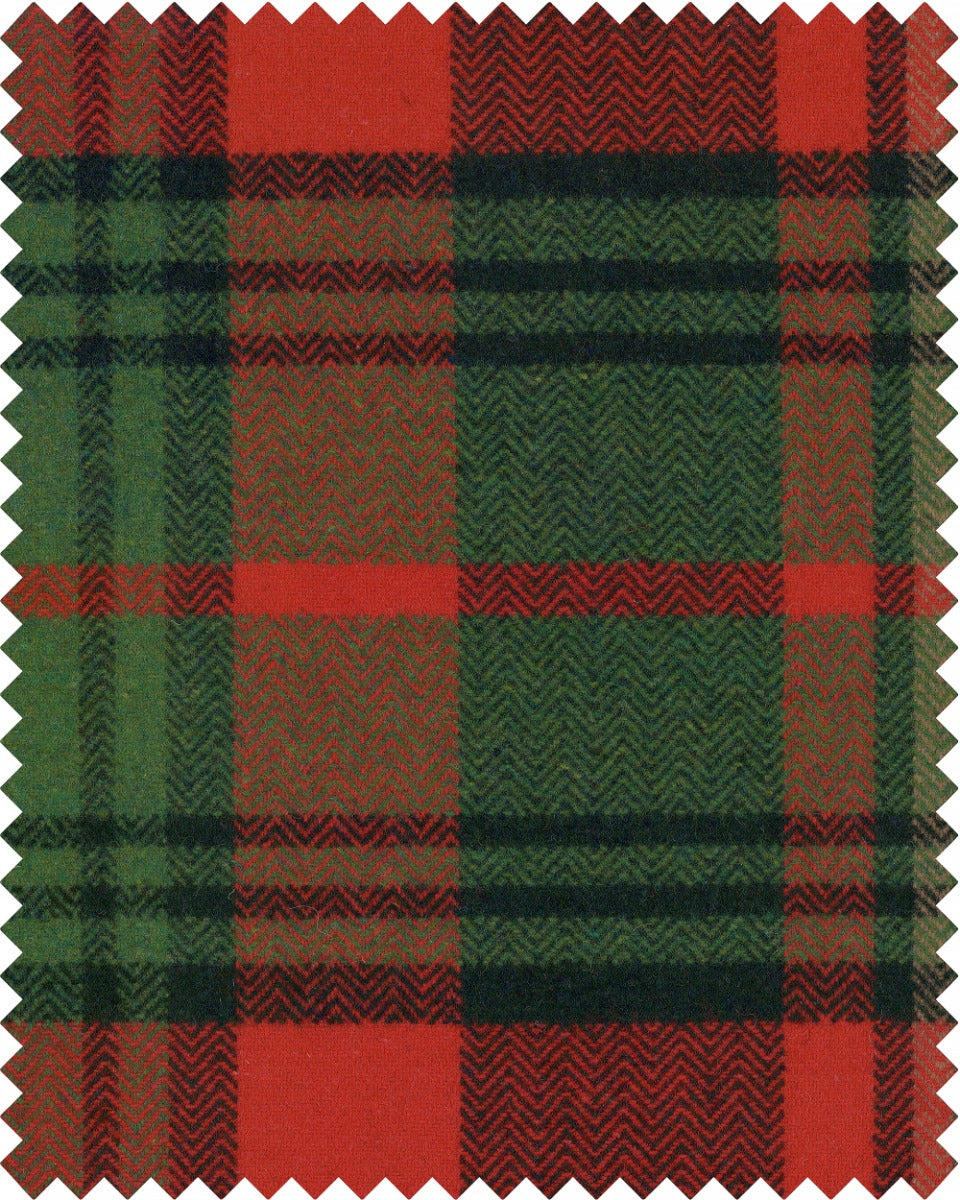 Tyrolean Plaid Woven fabric by Mind the Gap (FB00115), swatch
