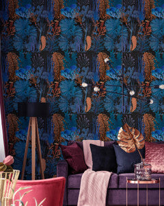 Mind the Gap Wallpaper Mind The Gap   CORAL REEF Ultramarine   (WP20298)