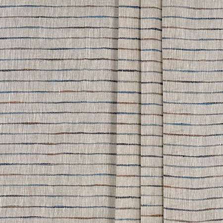 Line Dance Indigo by Carole Designer Fabric