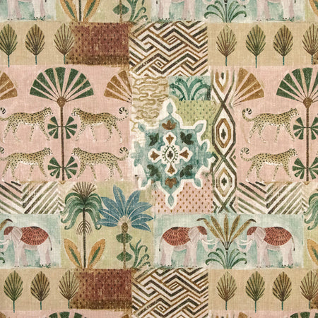 Life On Safari Desert by Carole Designer Fabric