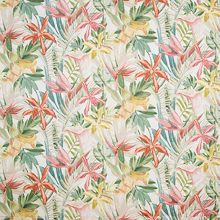 Colorful Oasis Palm Beach by Carole Designer Fabric