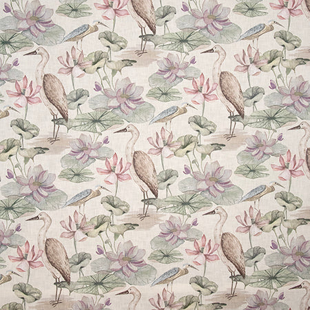 Lake Bird Lilac by Carole Designer Fabric