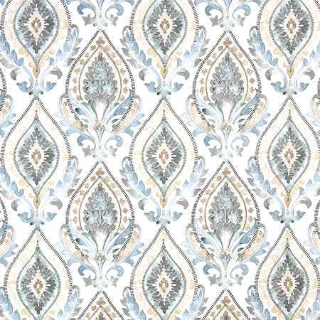 Artichoke Blues by Carole Designer Fabric