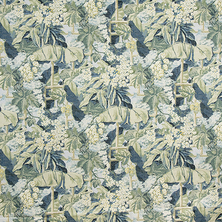 Tropical Drama Aegean by Carole Designer Fabric