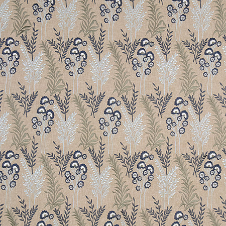 Wild Garden Indigo by Carole Designer Fabric