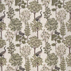 Carole Fabric Bird Sighting Green