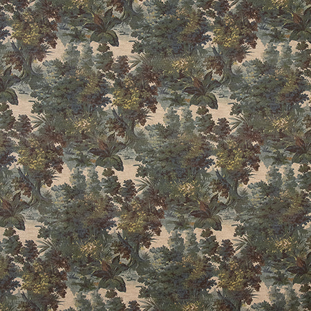 Untamed Landscapes Teal by Carole Designer Fabric
