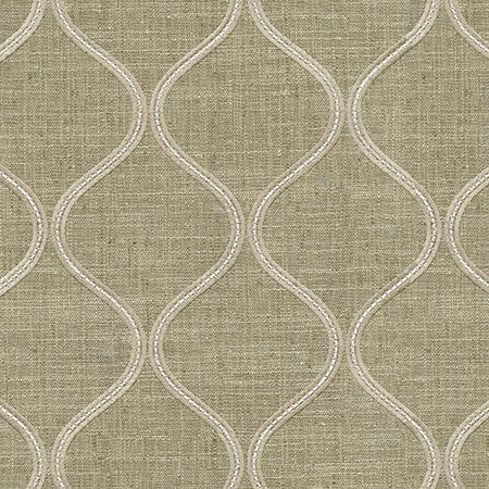 Raise A Glass Flaxen by Carole Designer Fabric