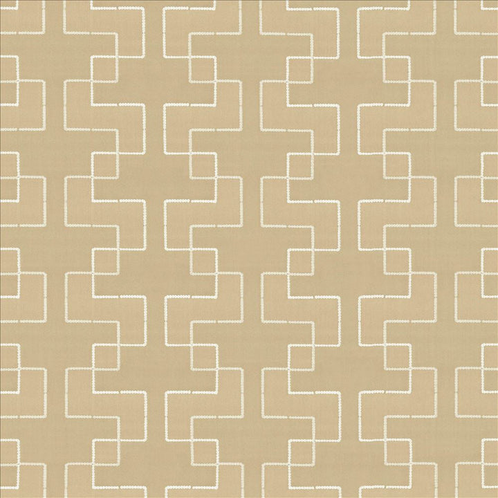 Urbanite Champagne by Kasmir Designer Fabric See sample 100% Polyester
 INDIA Not Tested </p><p>Repeat: Horizontal: 9 4/8 inches and Vertical: 5 inches 55 - Swanky Fabrics -