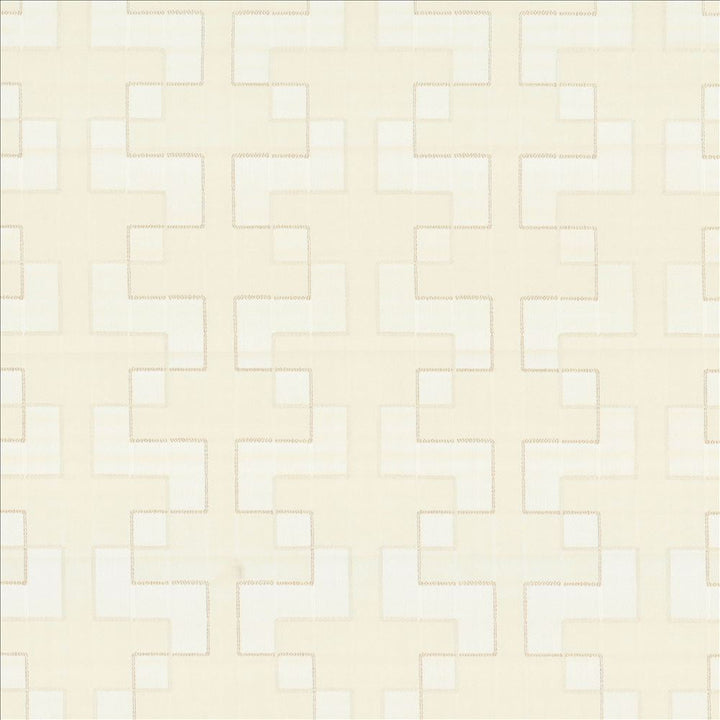 Urbanite Off White by Kasmir Designer Fabric 5110 100% Polyester
 INDIA </p><p>Repeat: Horizontal: 9 4/8 inches and Vertical: 5 inches 55 - 56 - Swanky Fabrics -