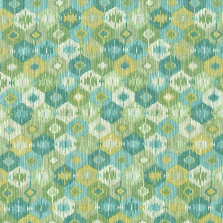 Valdez Ikat Spring Rain by Kasmir Designer Fabric See sample 100% Cotton
 INDONESIA 15,000 Wyzenbeek Double Rubs </p><p>Repeat: Horizontal: 13 4/8 inches and Vertical: 25 inches 54 - Swanky Fabrics -