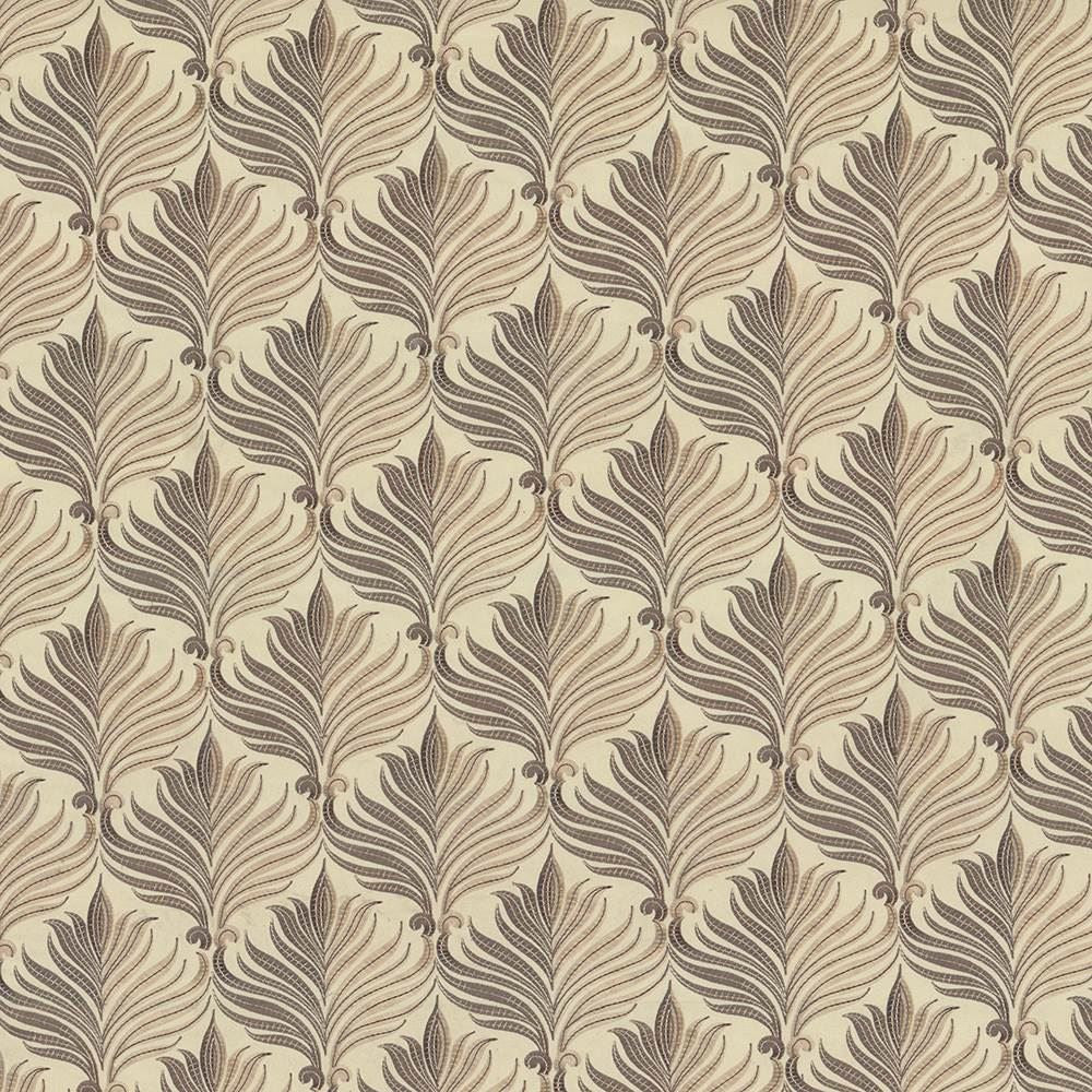Valmont Sandstone by Kasmir Designer Fabric 1433 100% Polyester Embroidery 100% Polyester INDIA Not Tested Horizontal: 6 6/8 inches and Vertical: 9 4/8 inches 39 - 55 - Swanky Fabrics -