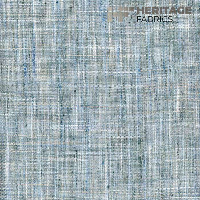 Vancouver Adriatic by Heritage Designer Fabric - 72% Polyester/Spun 28% Polyester/Filament India Horizontal: N/A and Vertical: N/A 54" - Swanky Fabrics -