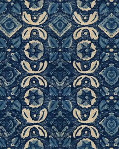 Mind the Gap Wallpaper Mind The Gap   VARANASI Indigo   (WP30099)