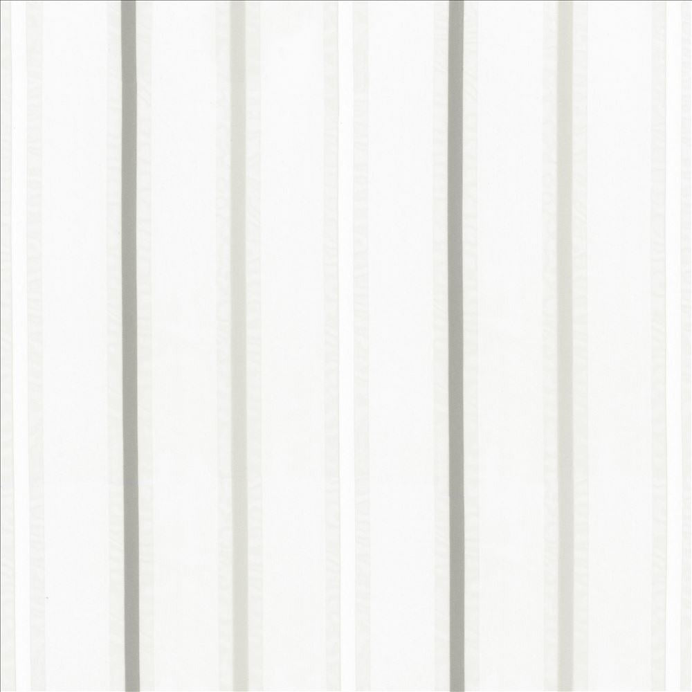 Venturi Stripe Silver  by Kasmir Designer Fabric 5076 100% Polyester
 TURKEY  Horizontal: 10 inches and Vertical: N/A 117  - Swanky Fabrics -