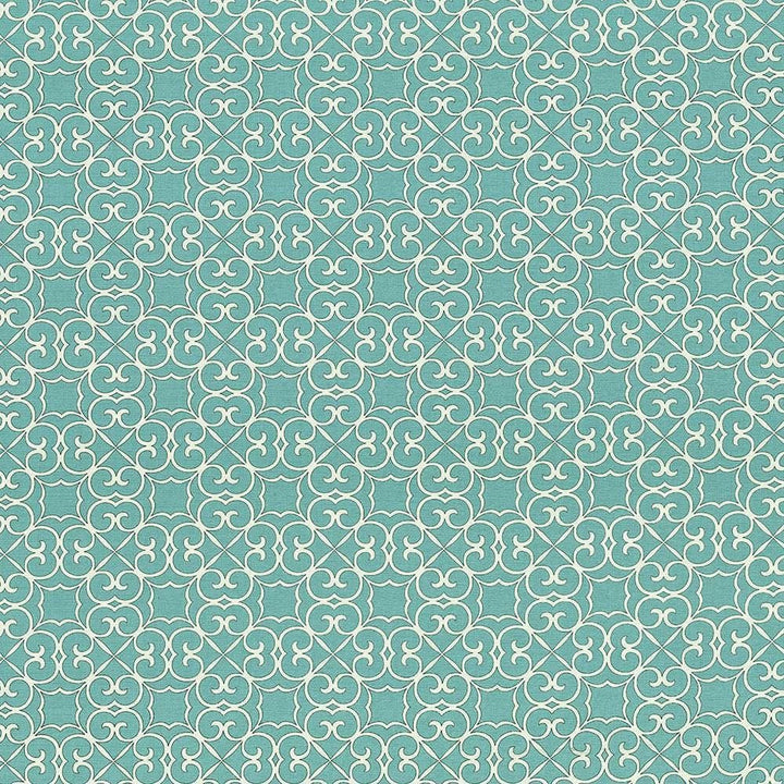 Verlaine Blue Jay  by Kasmir Designer Fabric 5073 100% Cotton
 PAKISTAN 15,000 Wyzenbeek Double Rubs Horizontal: 4 4/8 inches and Vertical: 4 4/8 inches 54  - Swanky Fabrics -
