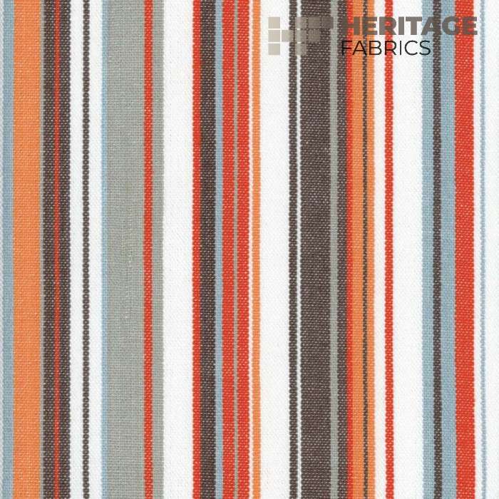Victoria Persimmon by Heritage Fabric - 100% Cotton India 15,000 Horizontal: 9" and Vertical: N/A 54" - Fabric Carolina -