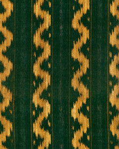 Mind the Gap Wallpaper Mind The Gap   VINTAGE IKAT Topiary Green   (WP30102)