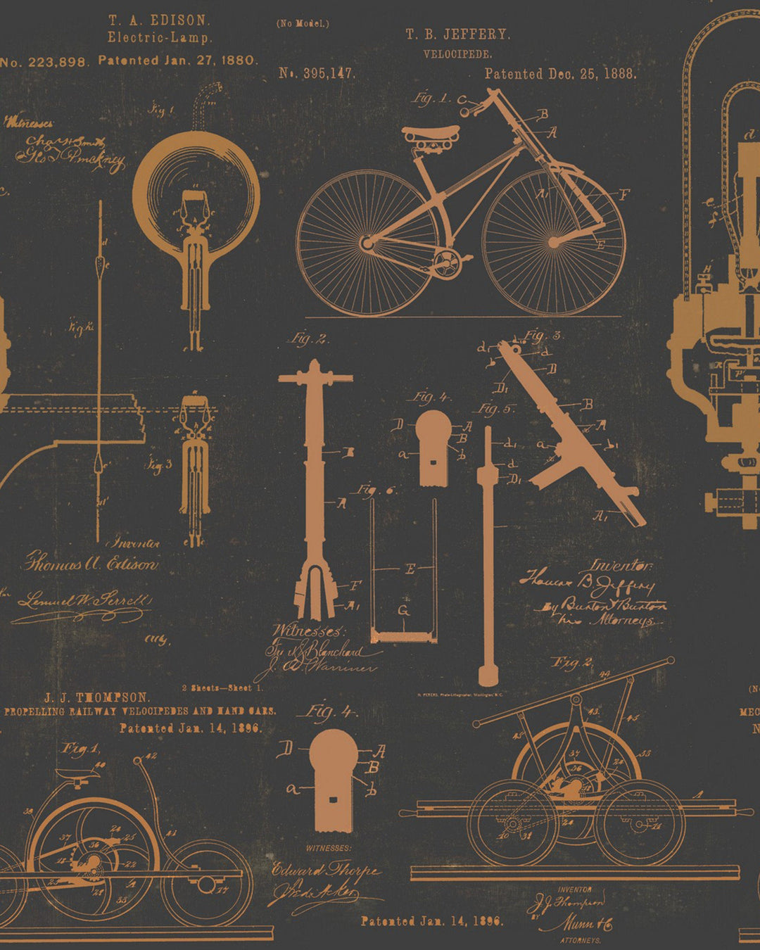 Patents Premium wallpaper by Mind the Gap (WP20048), swatch