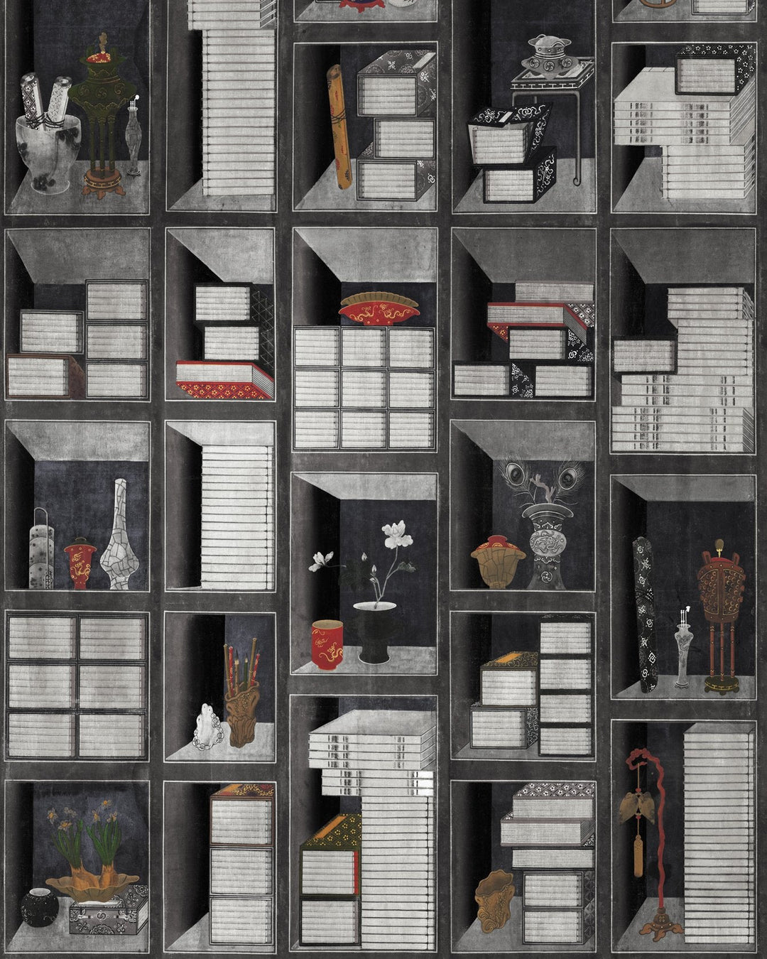 Korean Library wallpaper by Mind the Gap (WP20421), swatch