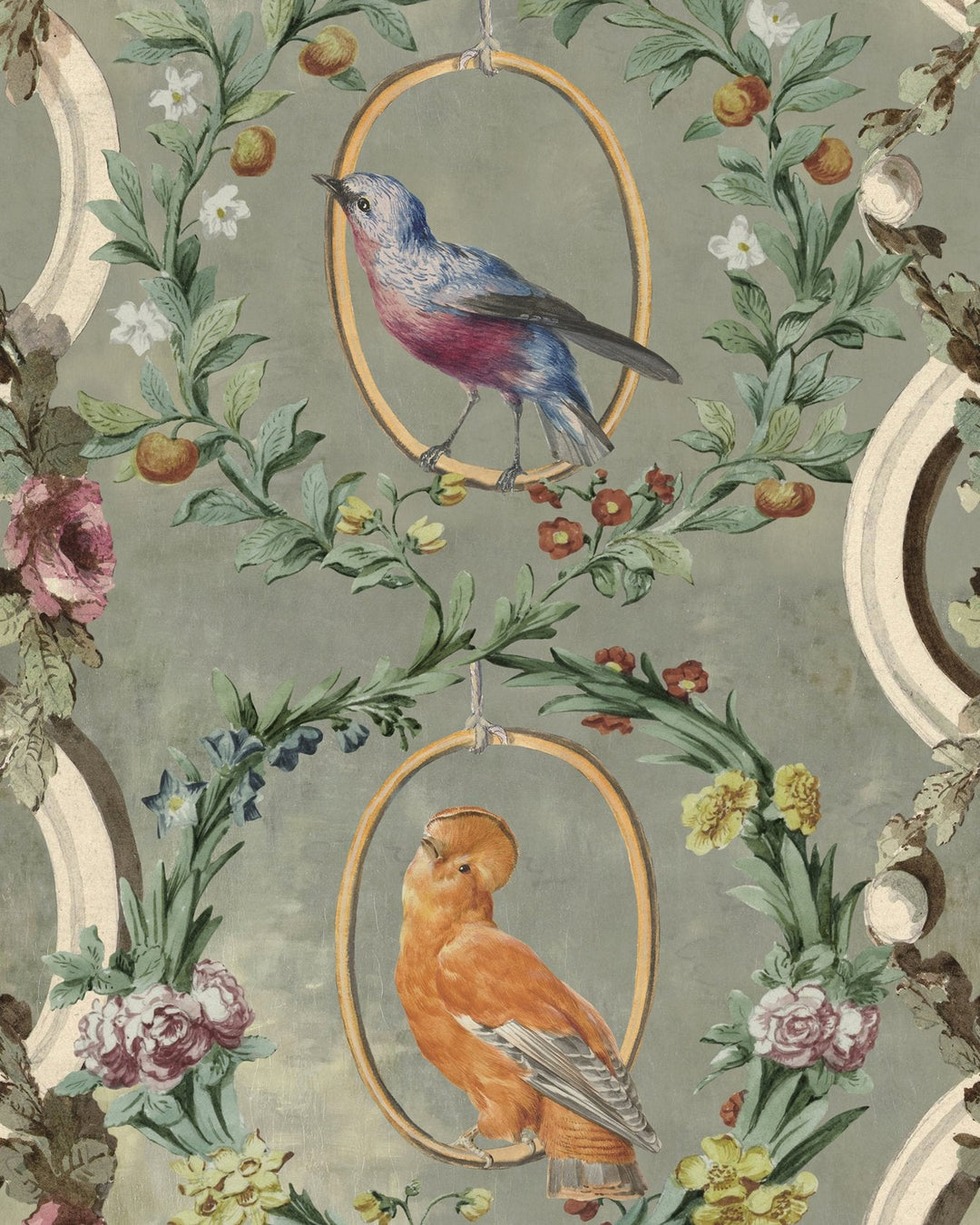 Countesse's Aviarium Neutral wallpaper by Mind the Gap (WP20427), swatch
