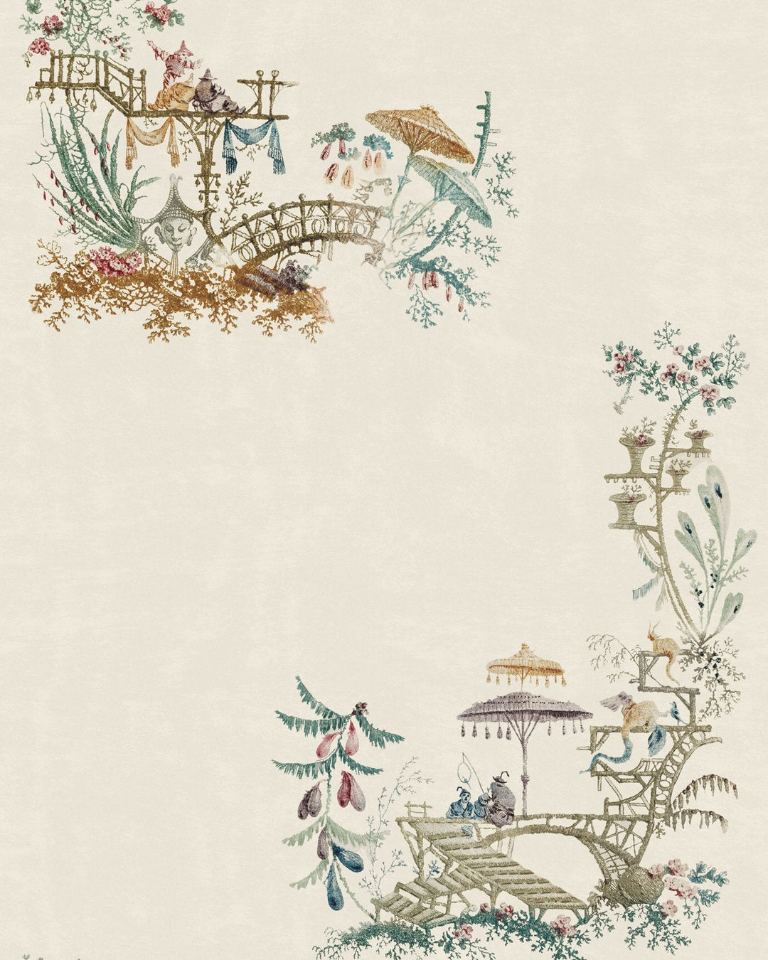 Chinoiserie Coconut wallpaper by Mind the Gap (WP20464), swatch