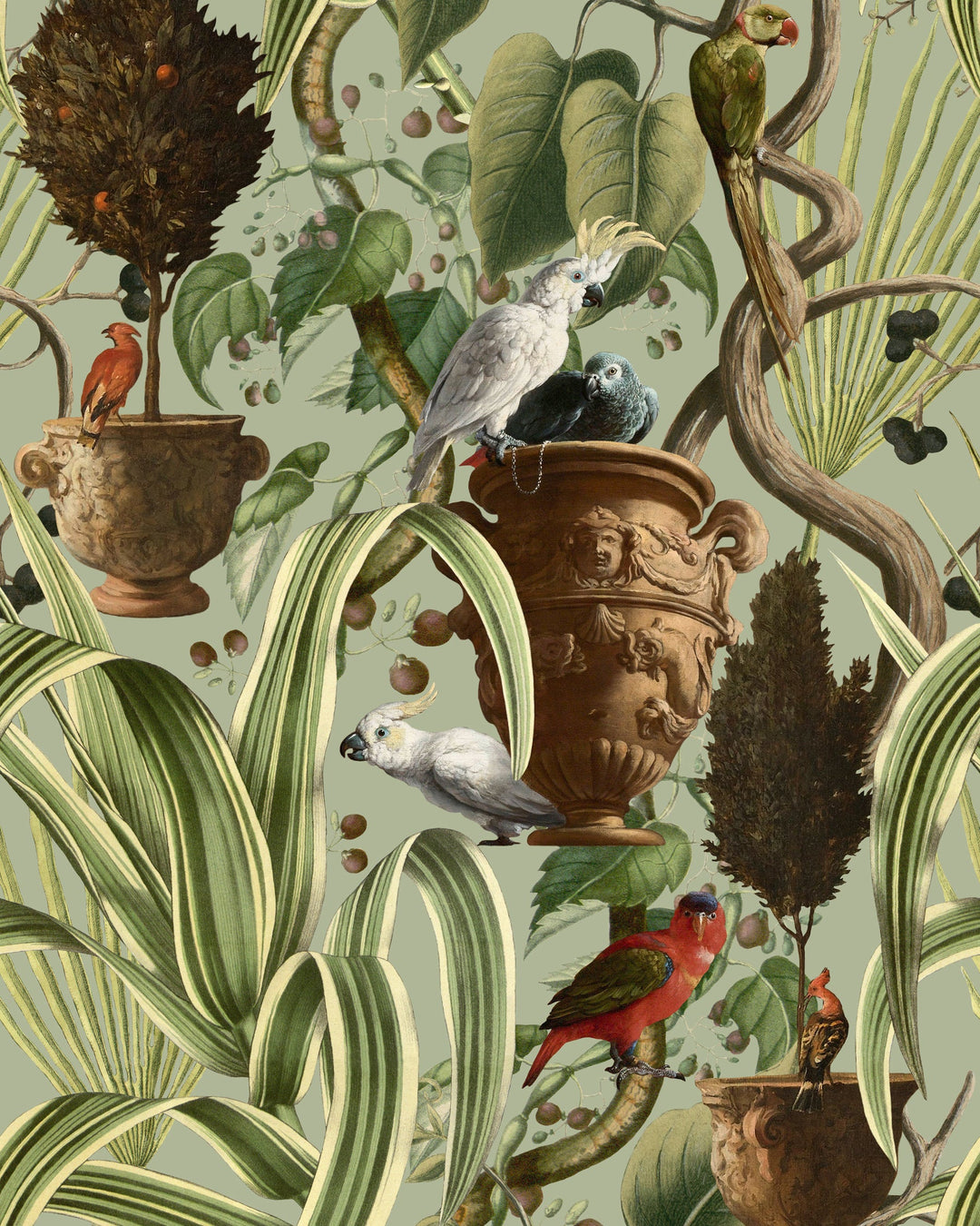 Exotic Menagerie Light wallpaper by Mind the Gap (WP20516), swatch