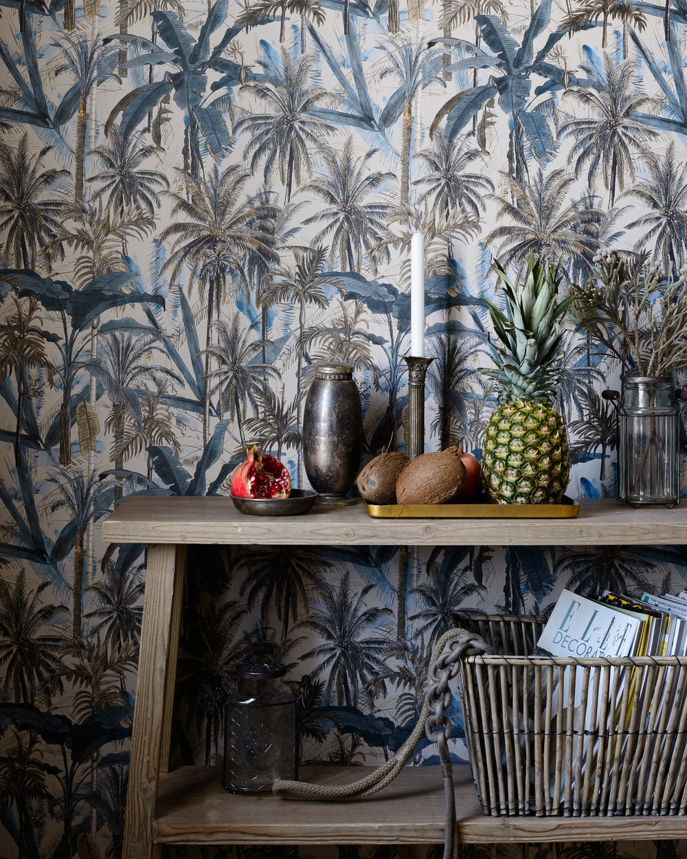 The Jungle Smoke Blue wallpaper by Mind the Gap (WP20524), view 2