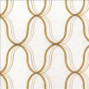 Kasmir Fabric Wavefront Gold