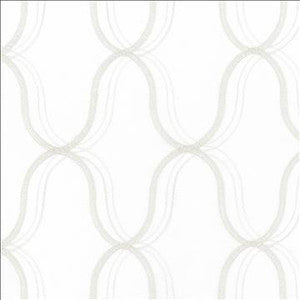 Kasmir Fabric Wavefront White