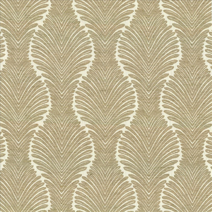 West Palm Beige by Kasmir Designer Fabric 5112 59% Polyester
41% Cotton
 INDIA 26,000 Martindale Cycles </p><p>Repeat: Horizontal: 13 4/8 inches and Vertical: 17 inches 53 - Swanky Fabrics -