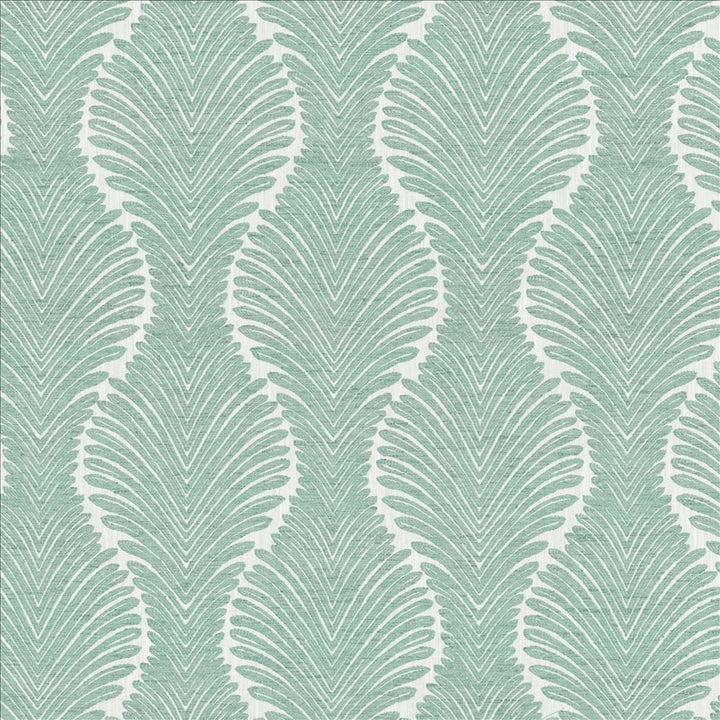 West Palm Mist by Kasmir Designer Fabric See sample 59% Polyester
41% Cotton
 INDIA 26,000 Martindale Cycles </p><p>Repeat: Horizontal: 13 4/8 inches and Vertical: 17 inches 53 - Swanky Fabrics -