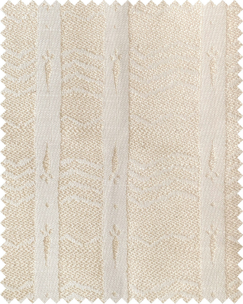 Mind The Gap Fabric WHITELAKE Jacquard Woven Fabric (FB00080) | FB00080 | WOODSTOCK '69 LIFESTYLE COLLECTION | Off White | Fabric Carolina | https://www.fabriccarolina.com/