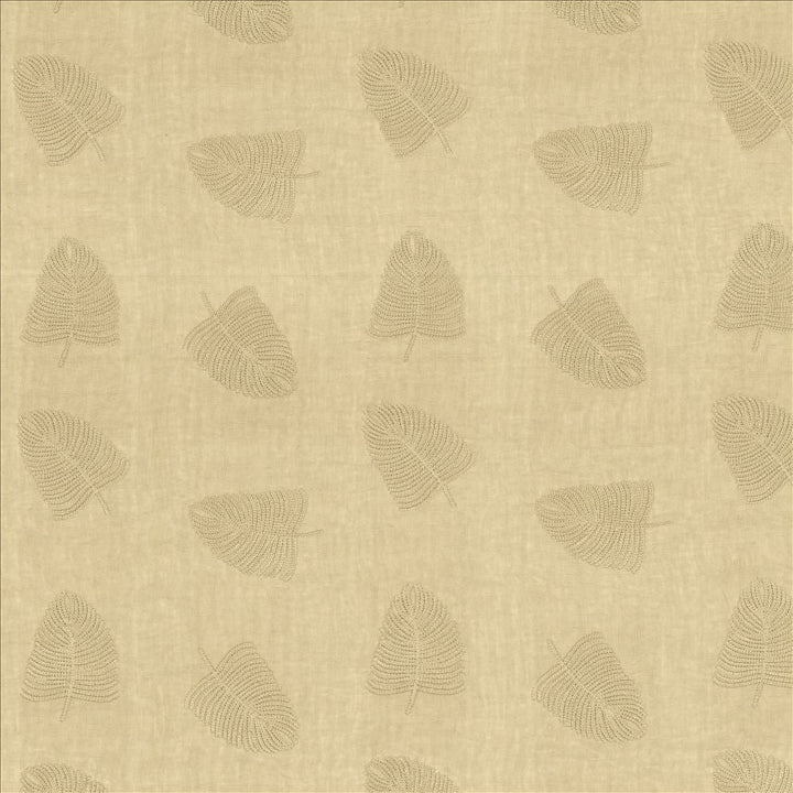 Windblown Sand  by Kasmir Designer Fabric 1443 65% Linen
35% Cotton
Embroidery
56% Linen
37% Viscose
7% Polyester
 INDIA Not Tested Horizontal: 13 4/8 inches and Vertical: 15 2/8 inches 54  - Swanky Fabrics -