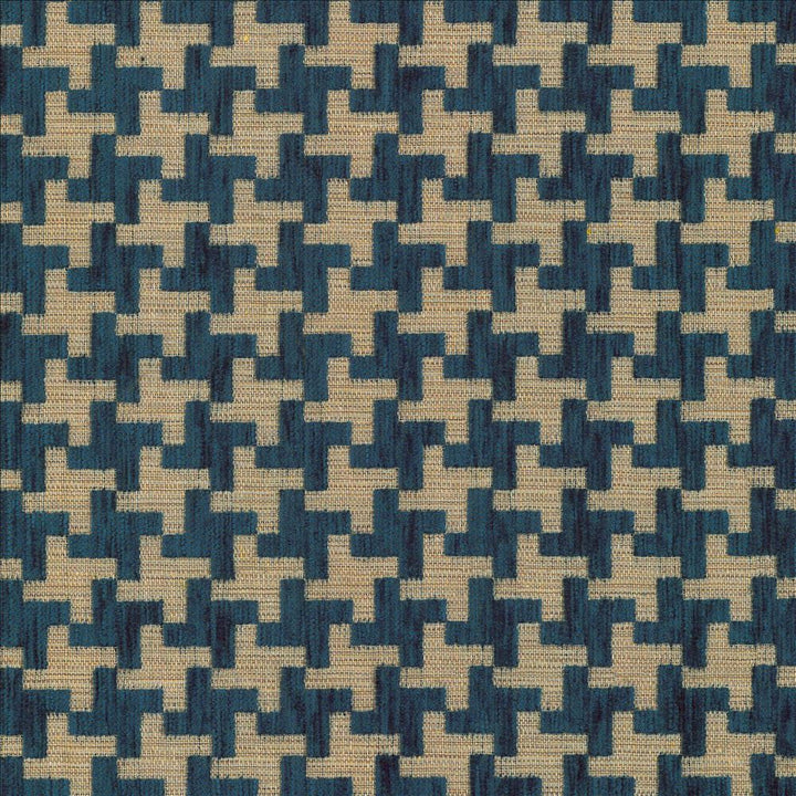 Windmill Prussian by Kasmir Designer Fabric 1441 42% Acrylic 33% Polyester 25% Cotton TURKEY 31,000 Martindale Cycles Horizontal: 1 3/8 inches and Vertical: 1 3/8 inches 54 - Swanky Fabrics -