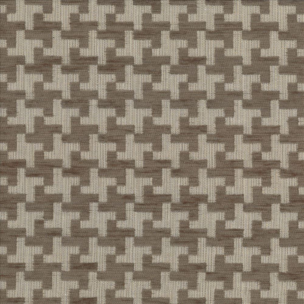 Windmill Truffle by Kasmir Designer Fabric 1438 42% Acrylic 33% Polyester 25% Cotton TURKEY 31,000 Martindale Cycles Horizontal: 1 3/8 inches and Vertical: 1 3/8 inches 54 - Swanky Fabrics -