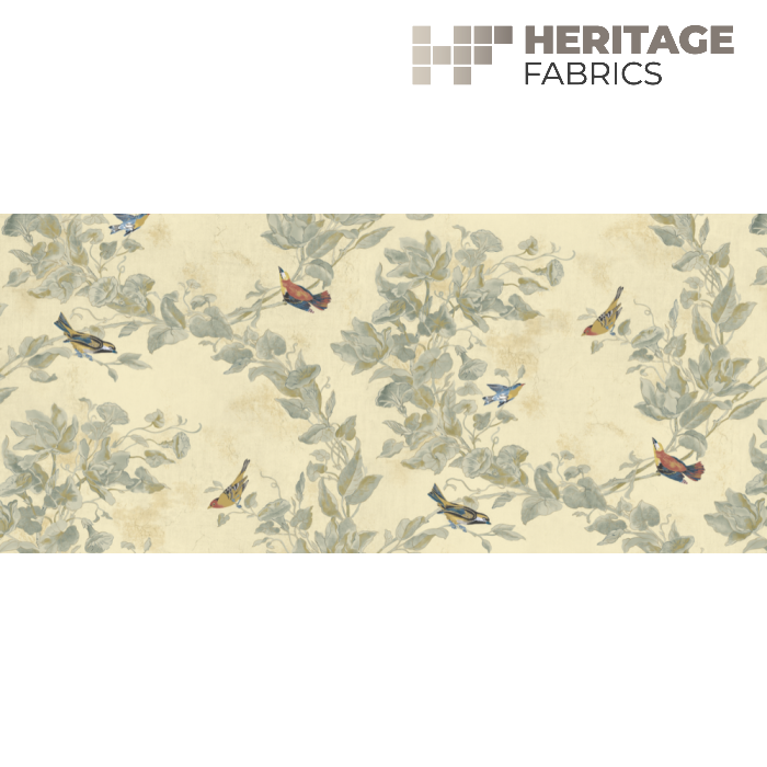 Windsong Cotton Ivory by Heritage Fabric - 100% Cotton Turkey 18,000 Horizontal: N/A and Vertical: N/A 54" - Fabric Carolina -